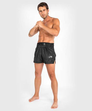 MUAY THAI SHORTS CLASSIC VENUM - BLACK|BLACK