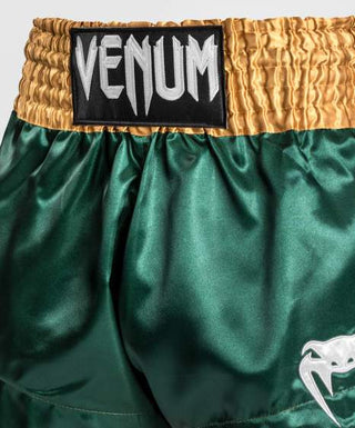 VENUM CLASSIC MUAY THAÏ SHORT - GREEN|GOLD